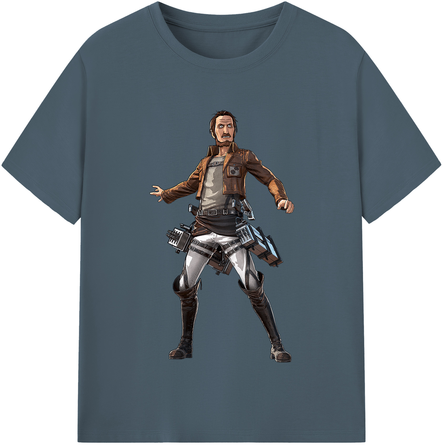 （画像用） 進撃の巨人 Attack on Titan 綿100％半袖Tシャツ（フロントプリント）